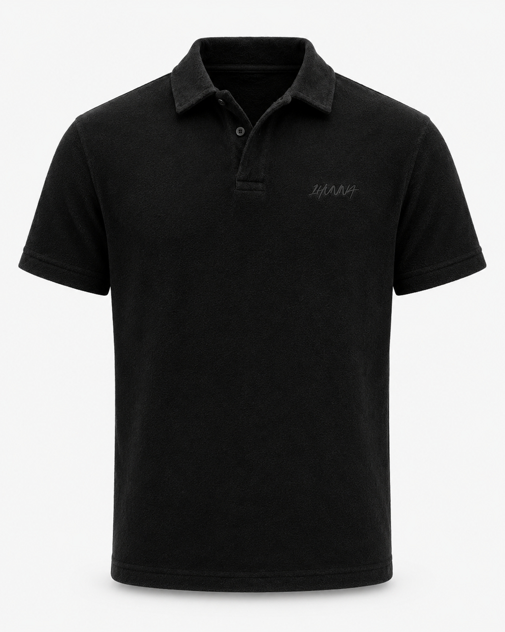 Casual Terry Polo & Shorts -  Black | 1HUNNA