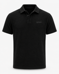 Casual Terry Polo -  Black | 1HUNNA