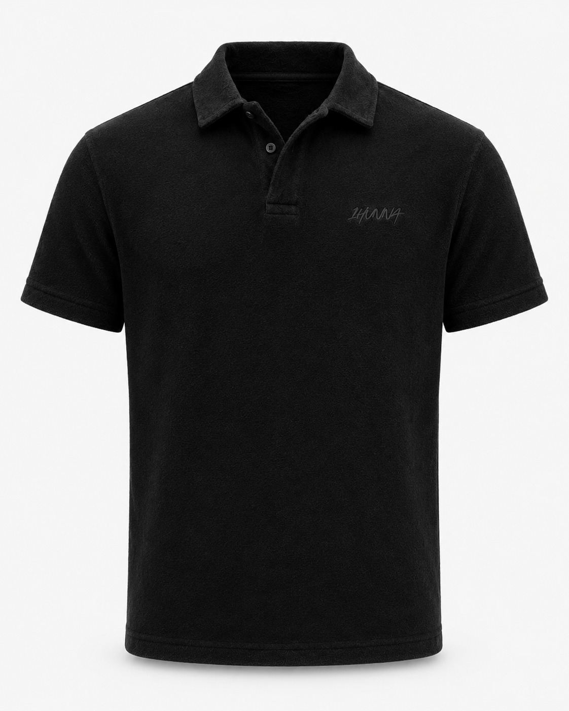Casual Terry Polo -  Black | 1HUNNA