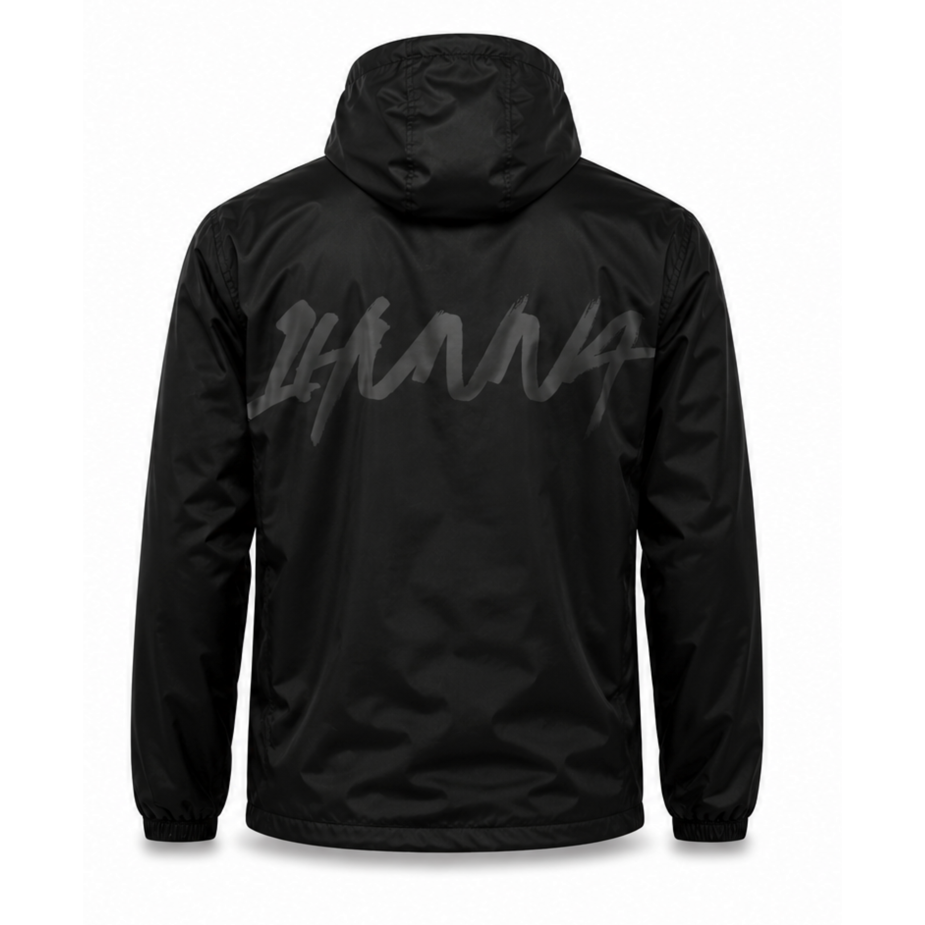 Signatures  Ghost Windbreaker - Black |  1HUNNA