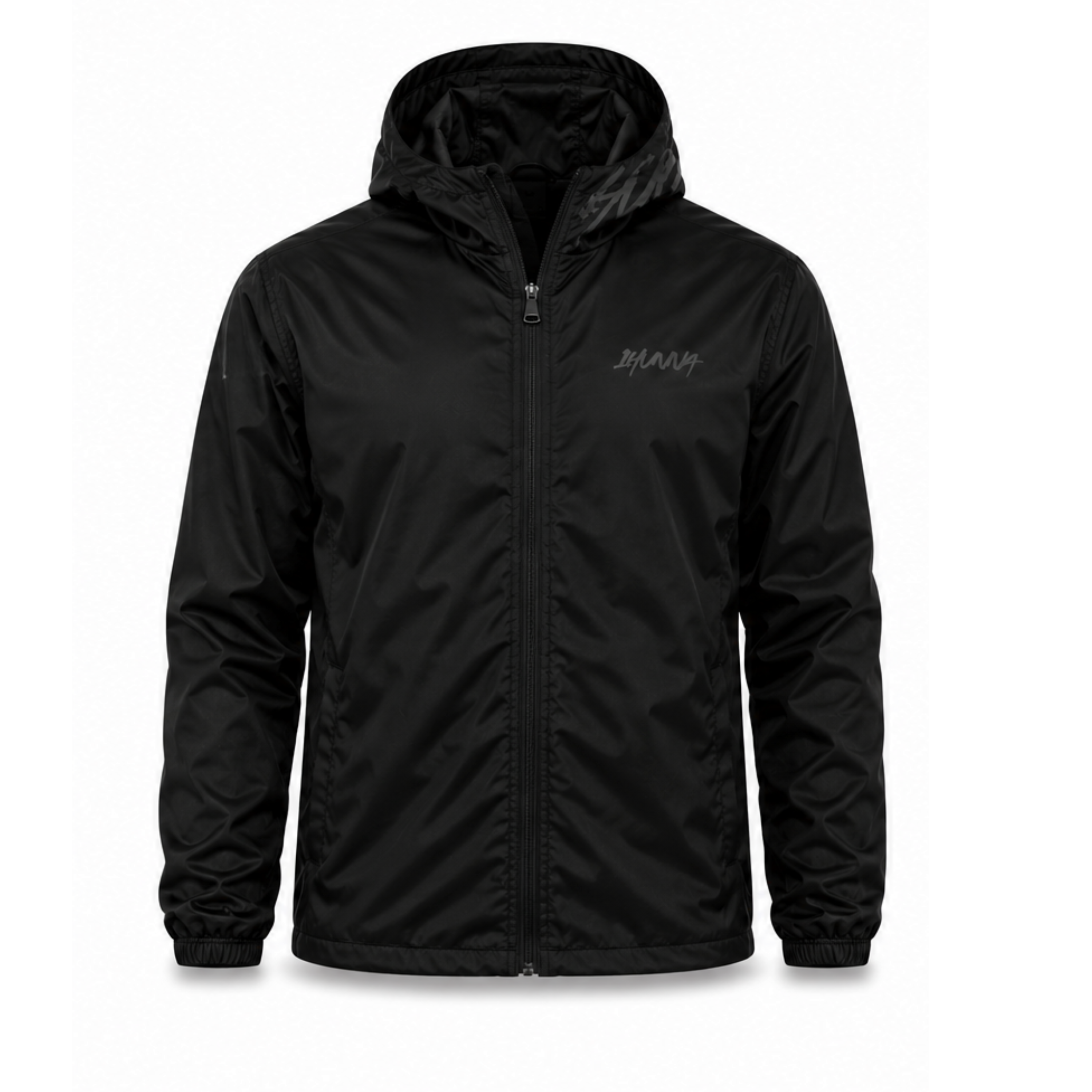 Signatures  Ghost Windbreaker - Black |  1HUNNA