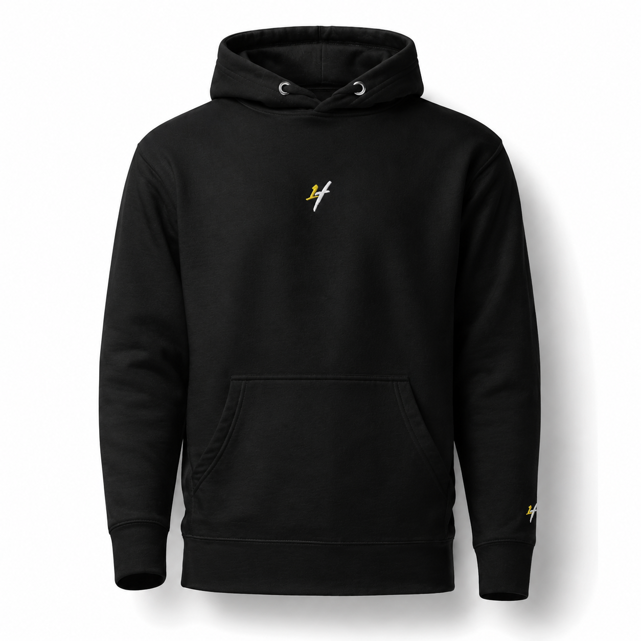 Gallery 002 Chaotic Angel Hoodie  - Black | 1HUNNA