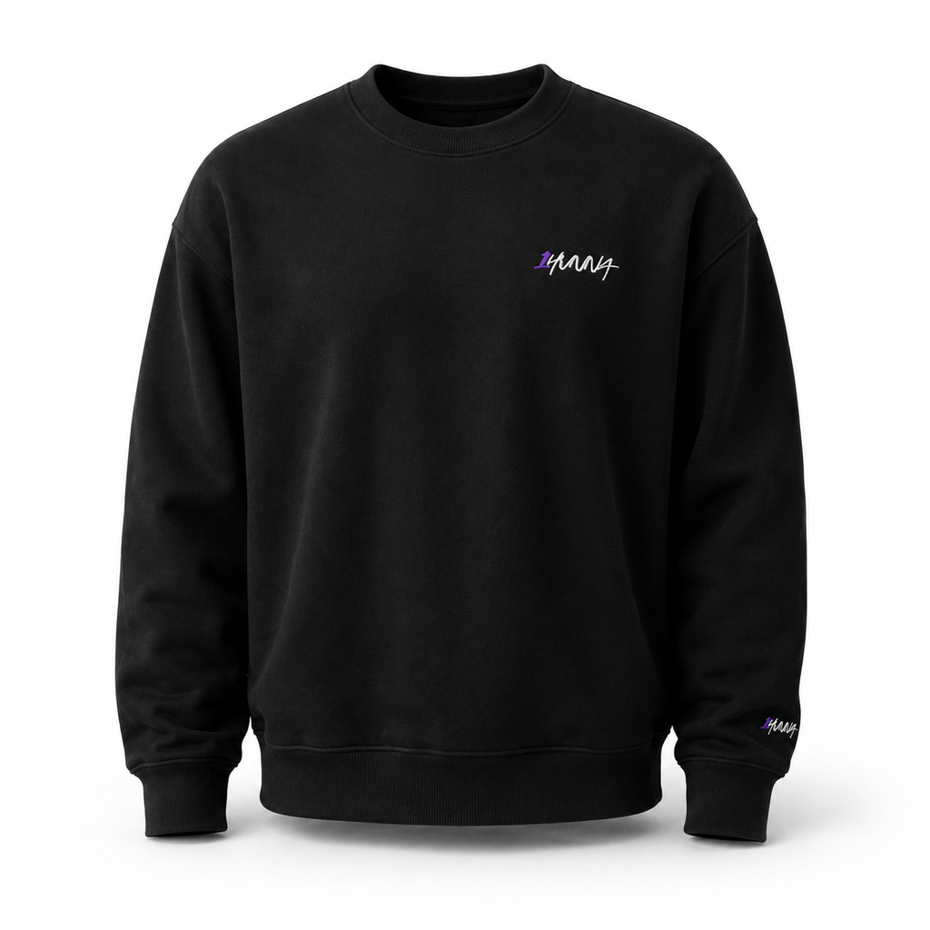 Ethos Give no f#ck Sweater - Black | 1HUNNA