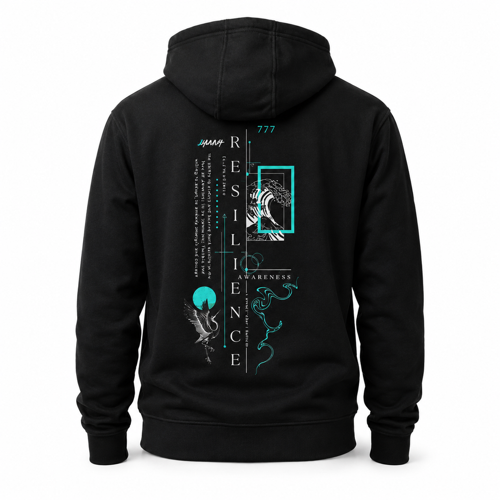 Ethos Resilience Hoodie - Black | 1HUNNA