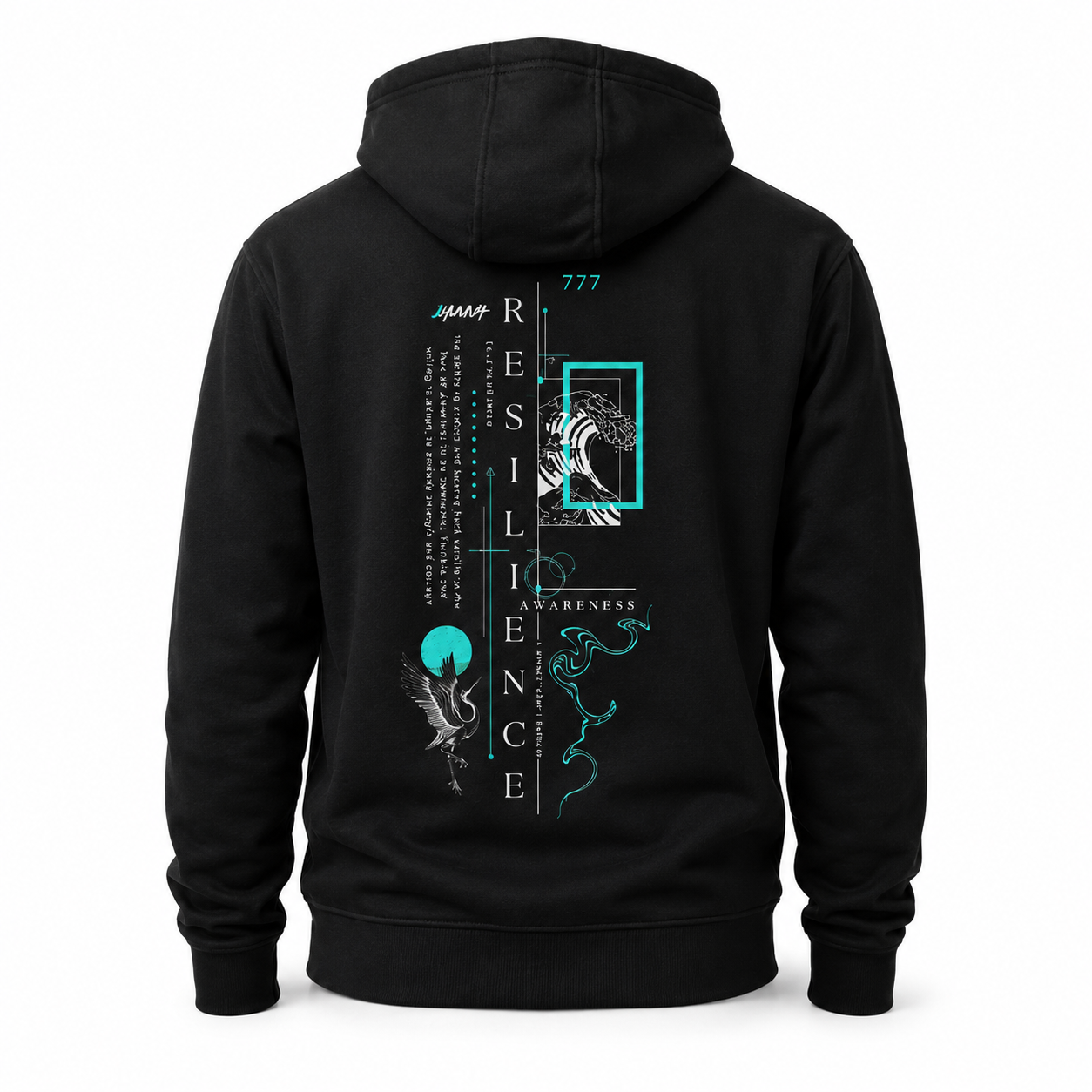 Ethos Resilience Hoodie - Black | 1HUNNA