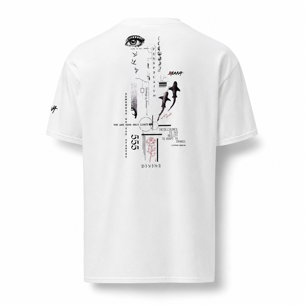 Ethos Perspective T-Shirt  – White -  | 1HUNNA
