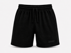 Casual Terry Polo & Shorts -  Black | 1HUNNA