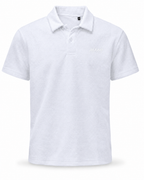 Casual Terry Polo & Shorts Set – White | 1HUNNA