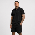 1HUNNA Casual Terry Set in black – side worn view