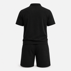 1HUNNA Casual Terry Set in black – back view