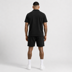 1HUNNA Casual Terry Set in black – back worn view