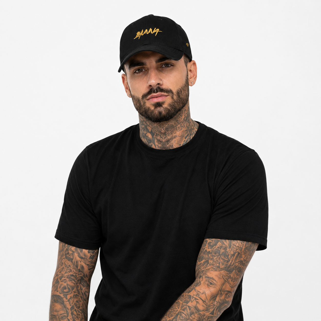 Signatures Keep It Real Cap – Black&Gold | 1HUNNA