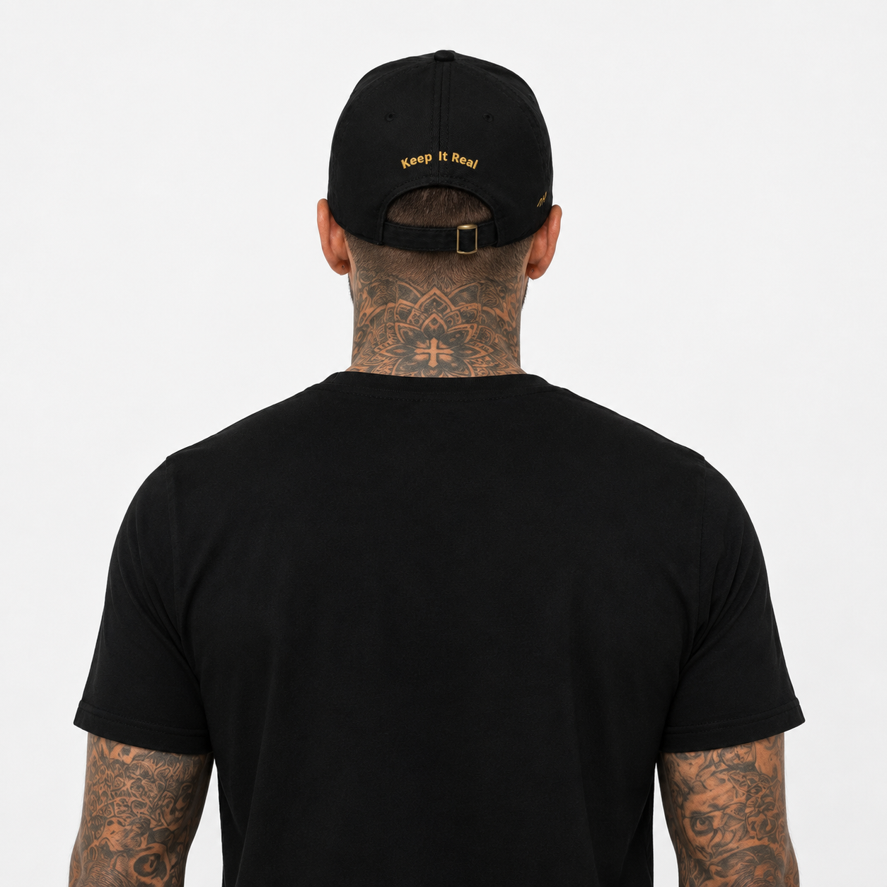 Signatures Keep It Real Cap – Black&Gold | 1HUNNA