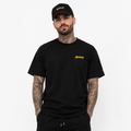 Signature Real One T-Shirt – Black & Gold | 1HUNNA