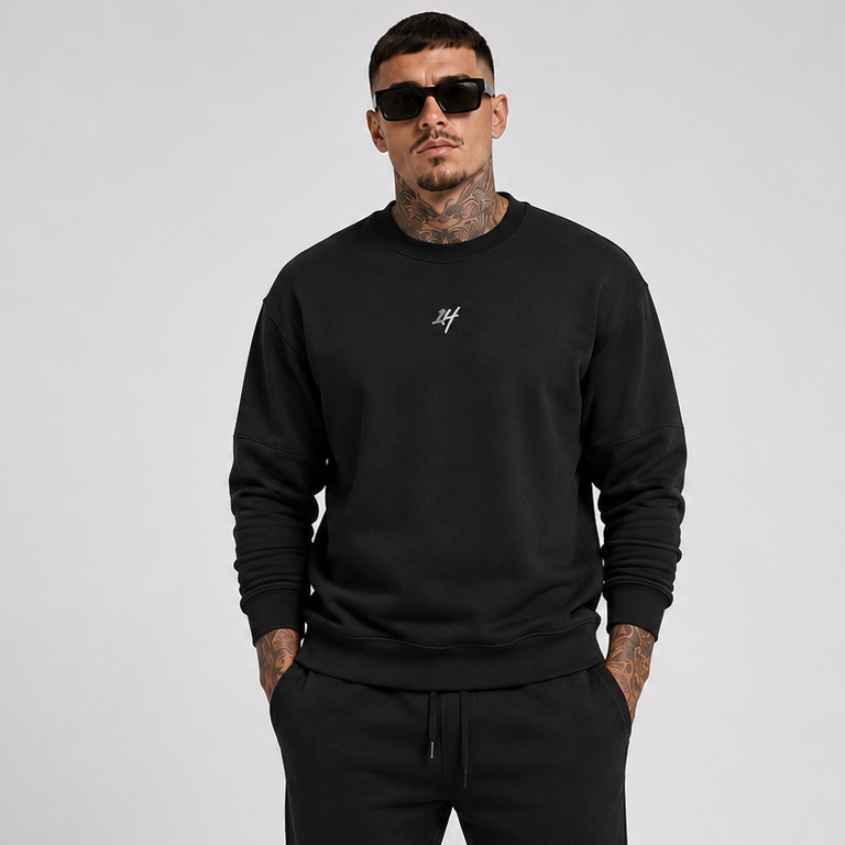 Gallery 005 Queen of  Curses  Sweater  -  Black  | 1HUNNA