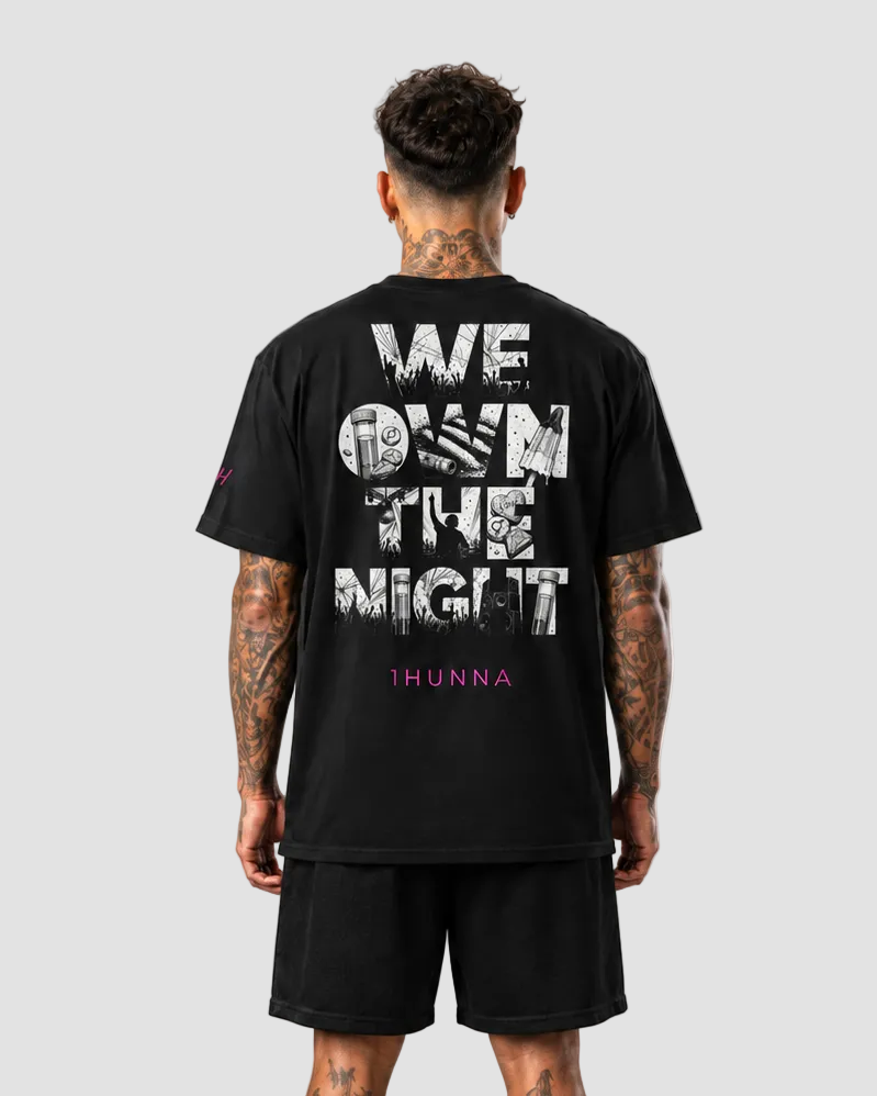 Black Gallery 009 We Own The Night T-shirt – full back graphic