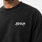 Casual T-Shirt – Vintage Black | 1HUNNA