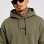 Casual Heavyweight Hoodie - Military Green | 1HUNNA