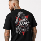 Gallery 001 Fallen Angel T-shirt - Black | 1HUNNA