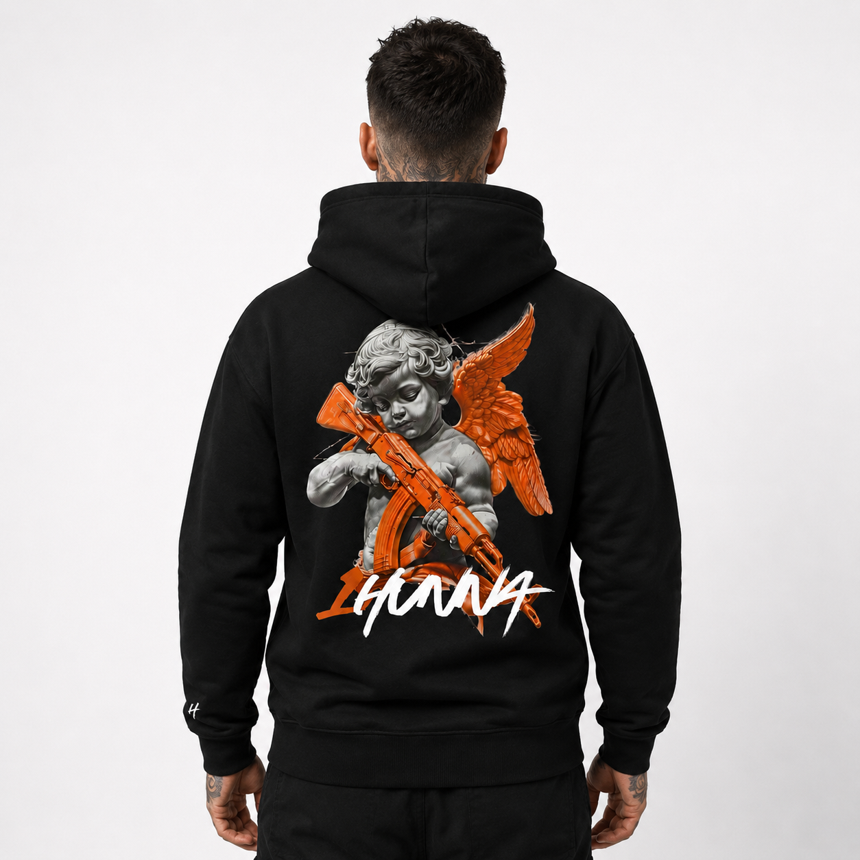 Gallery 001 Hoodie Faith Over Fear  - Black | 1HUNNA