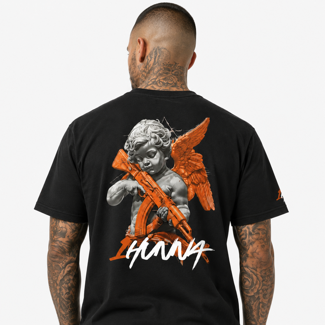 Gallery 001 Faith Over Fear T-shirt - Black |  1HUNNA