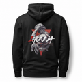 Gallery 005 Fallen Angel Hoodie  - Black |  1HUNNA