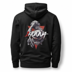 Gallery 005 Fallen Angel Hoodie  - Black |  1HUNNA