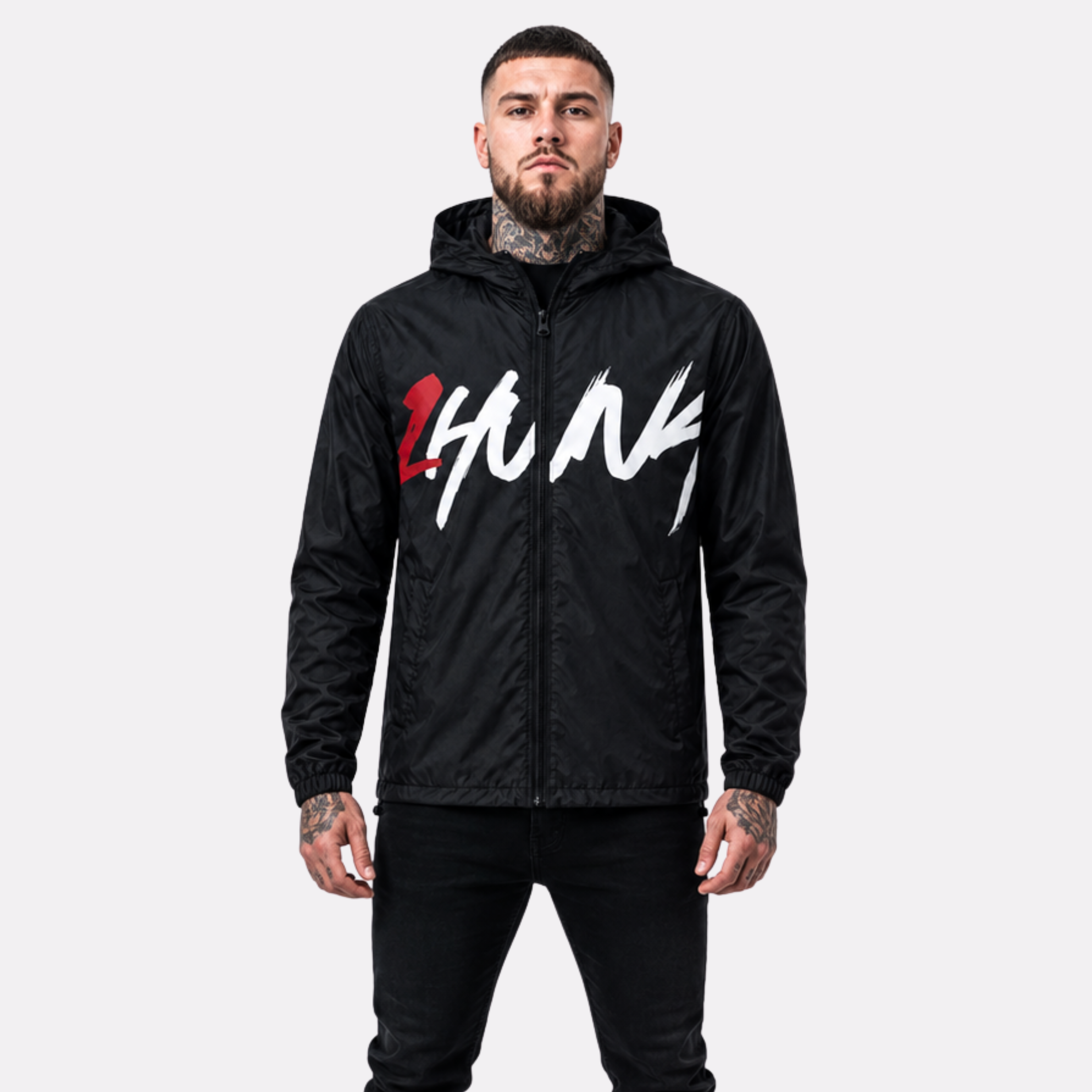 Signatures  001 Windbeaker - Black | 1HUNNA