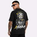 Gallery 004 Chaotic Angel T-shirt - Black | 1HUNNA