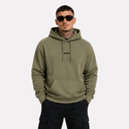 Casual Heavyweight Hoodie - Military Green | 1HUNNA