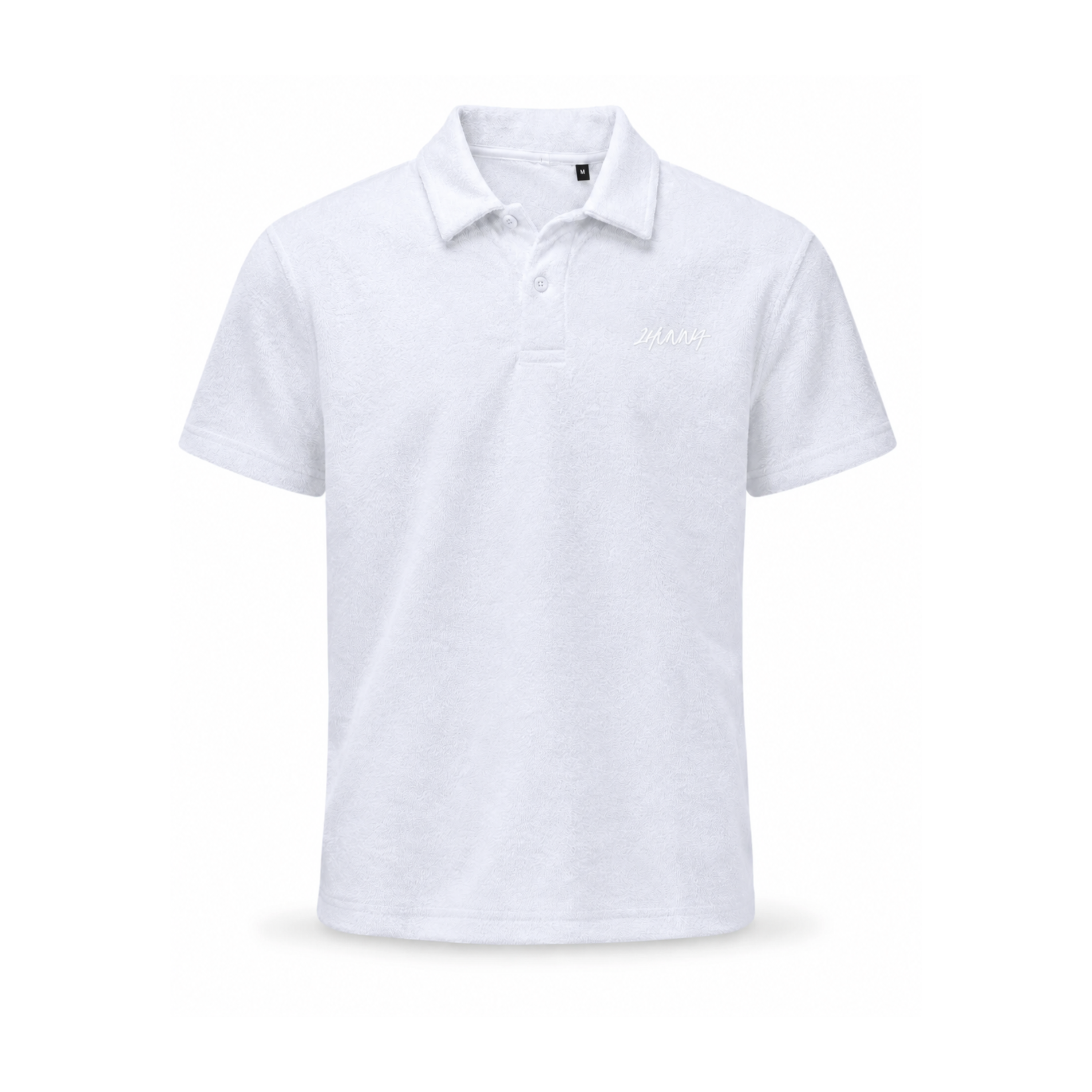 Casual Terry Polo -  White | 1HUNNA