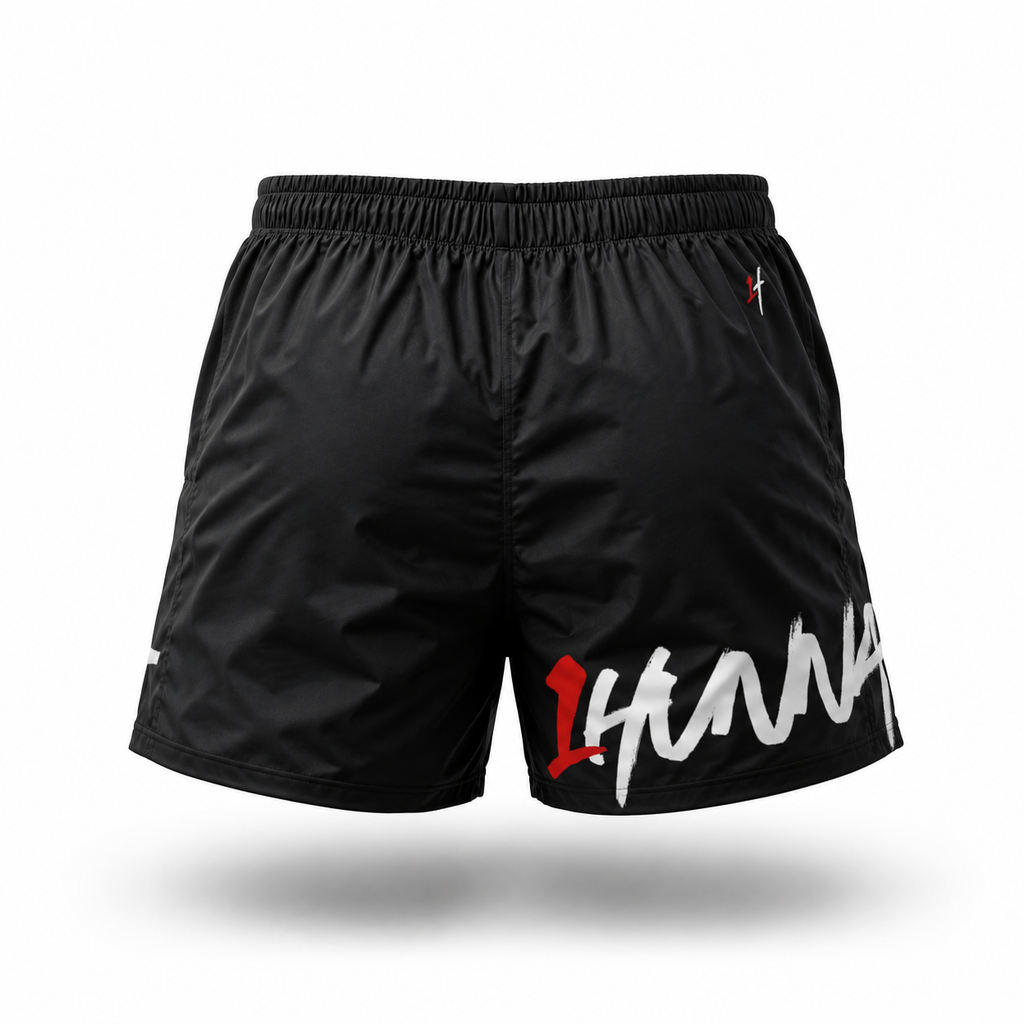 Signatures 001 Shorts - Black  | 1HUNNA