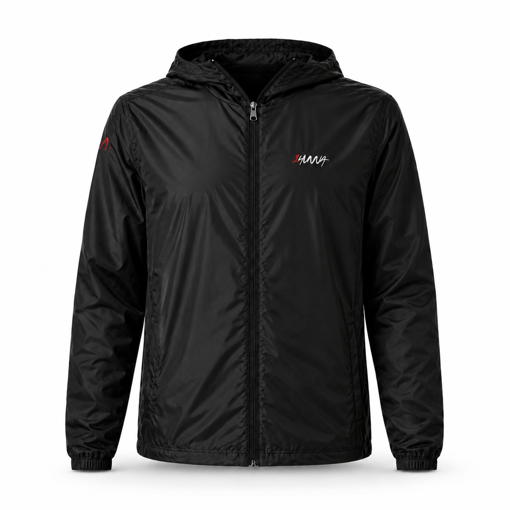 Singatures 001  Original Windbreaker - Black | 1HUNNA
