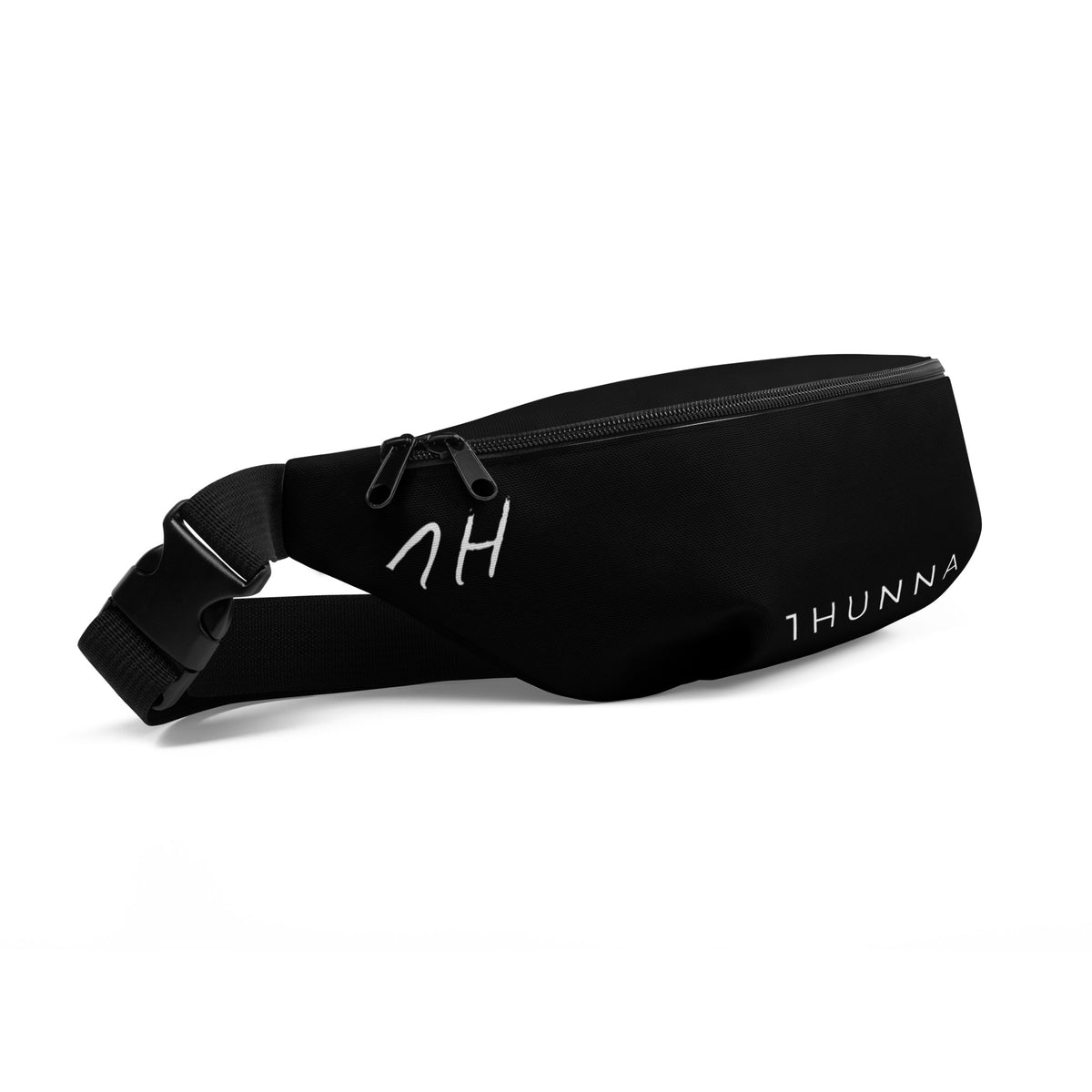 Black Signature 1H Bumbag – angled front product view