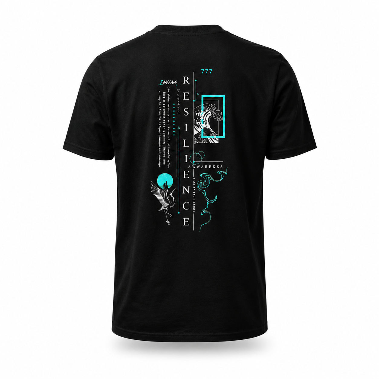 Ethos Resilience T-Shirt - Black  | 1HUNNA