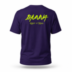 Signatures 009 T-shirt  - Purple & Neon Yellow| 1HUNNA