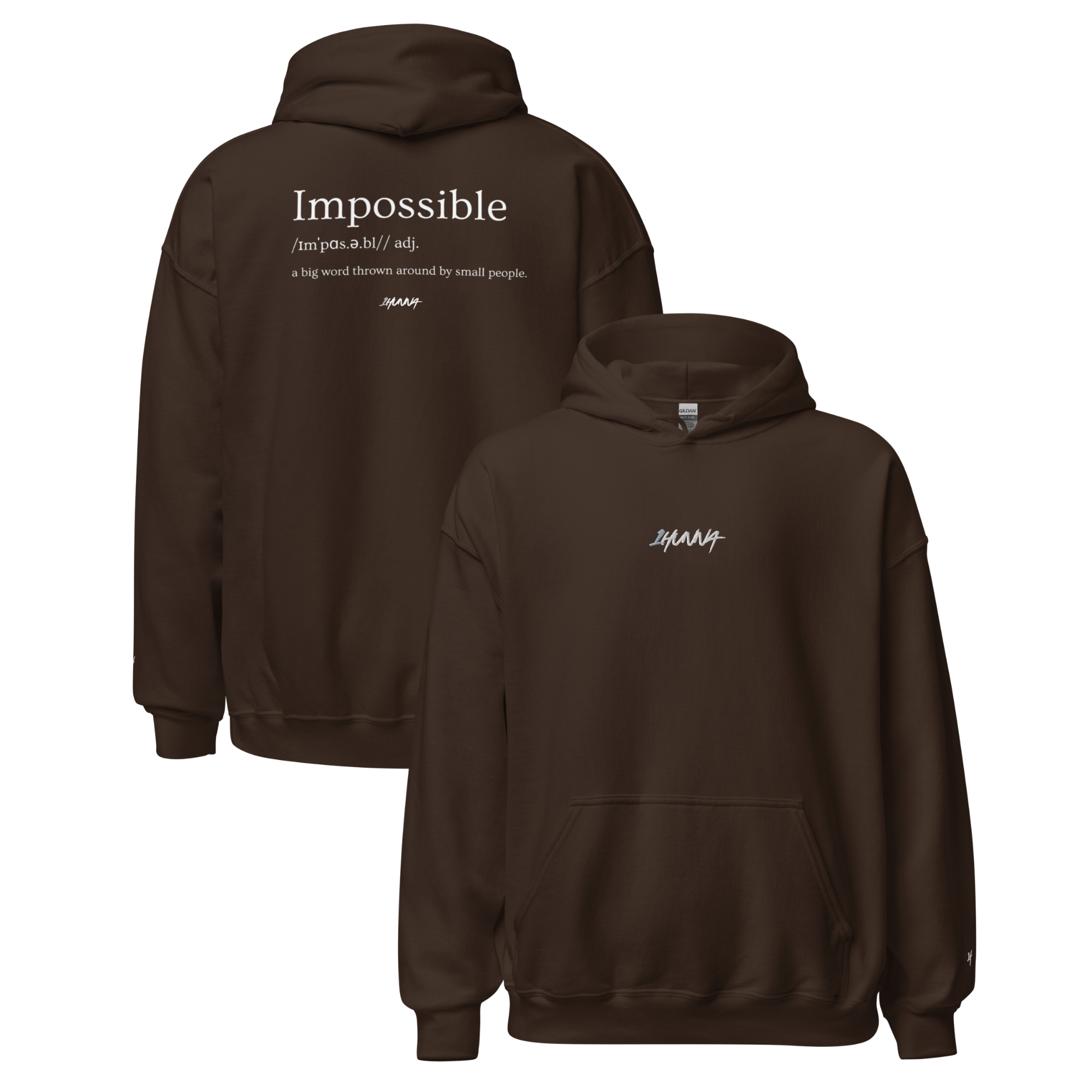 1HUNNA Ethos 005 Hoodies - Impossible